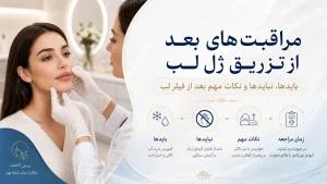 مراقبت‌های بعد از تزریق ژل لب؛ بایدها، نبایدها و نکات مهم بعد از فیلر لب