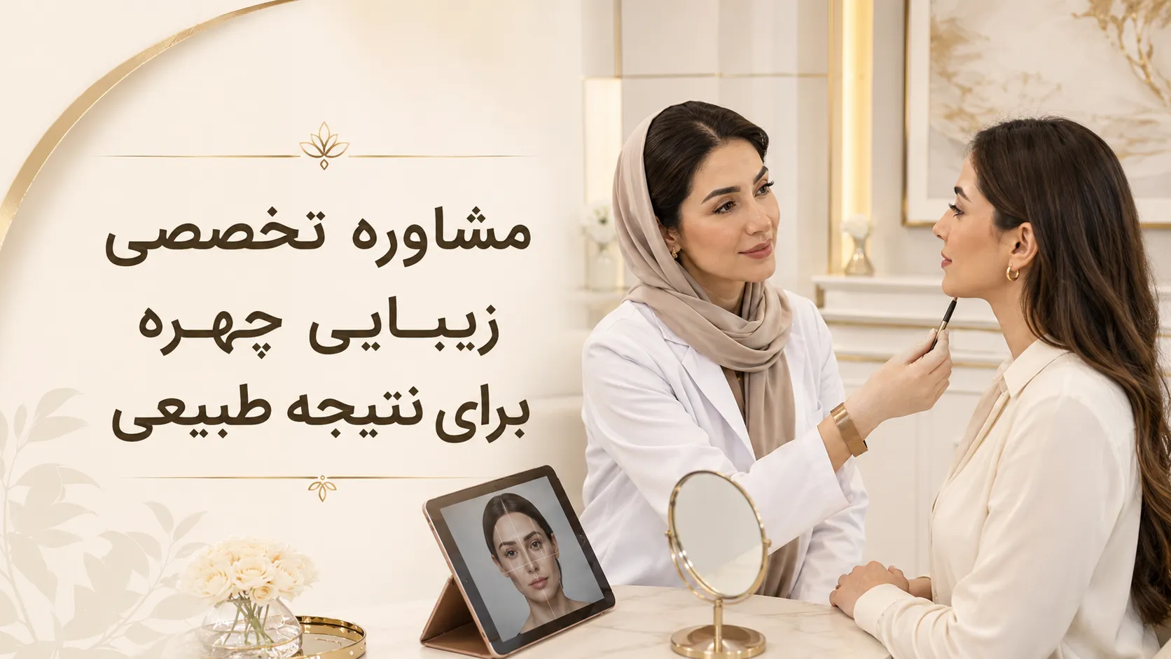 مشاوره تخصصی زیبایی چهره برای نتیجه طبیعی